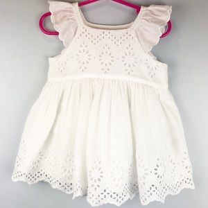 NWOT babyGap White Sun Dress & Bloomers - 12-18m
